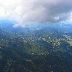 Flugwegposition um 12:13:05: Aufgenommen in der Nähe von Gemeinde Ramsau, Österreich in 2044 Meter